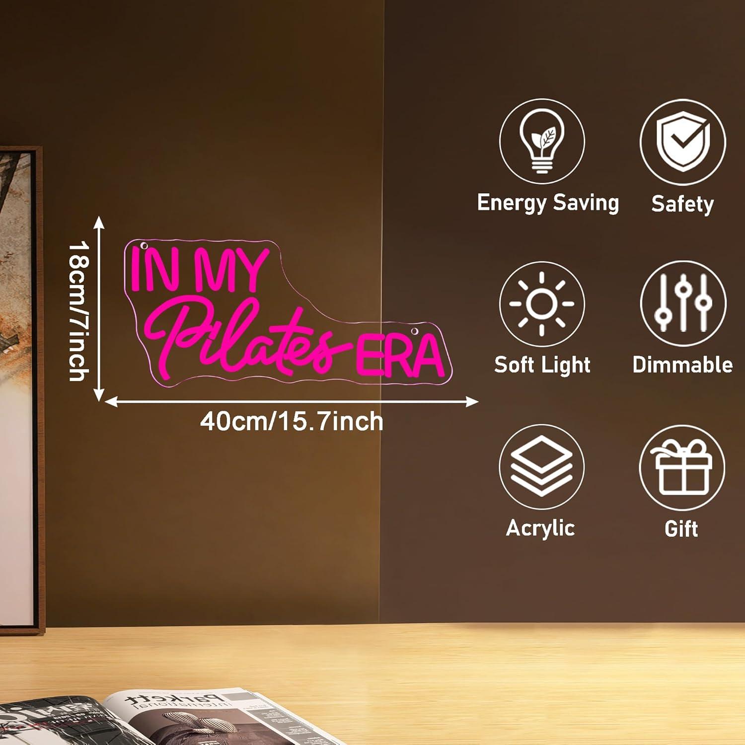 In My Pilates Era Neon Sign Di - огляд і ціна Home Gym Neon Sign