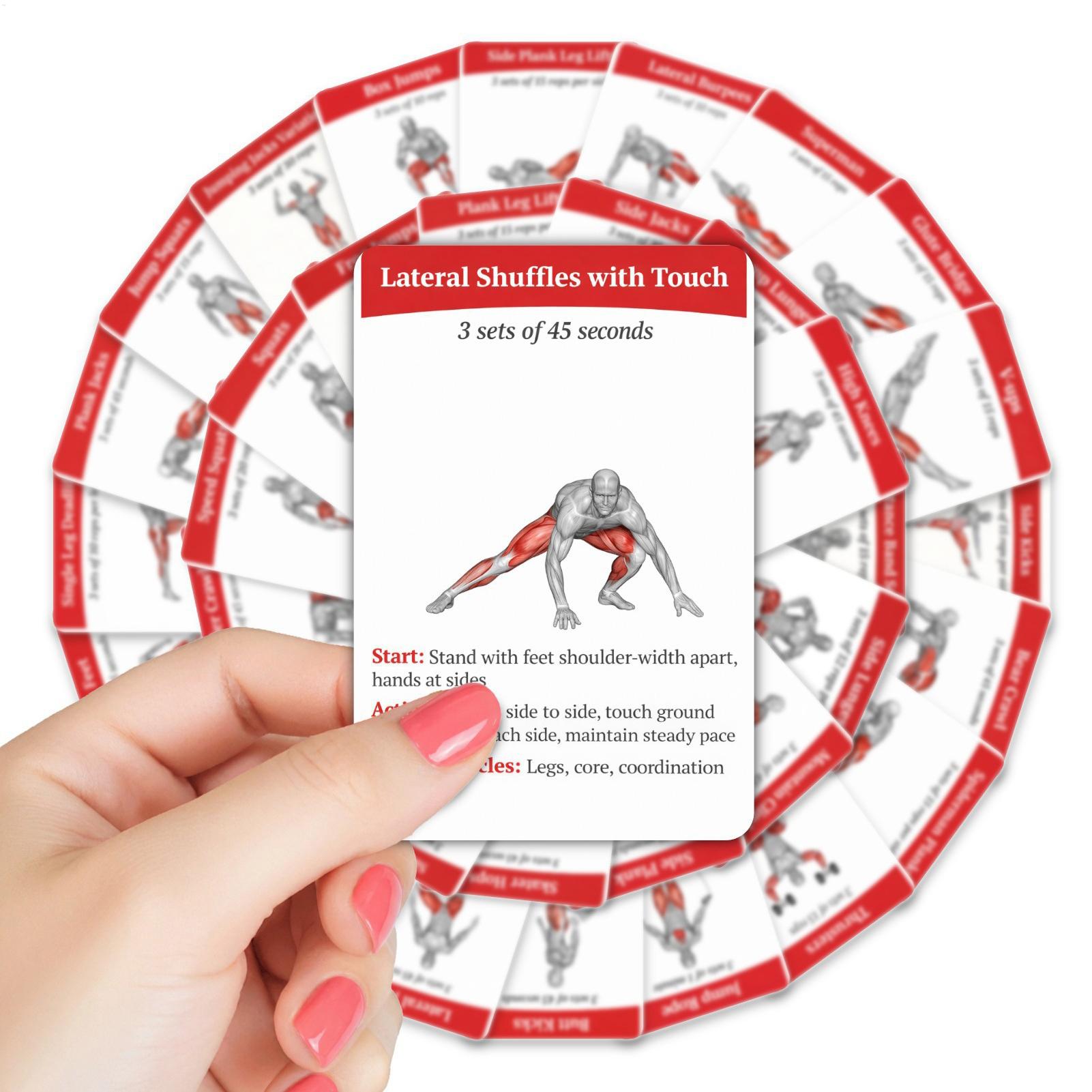 Workout Cards Exercise Deck 36 - огляд і ціна Home Gym Equipment Set