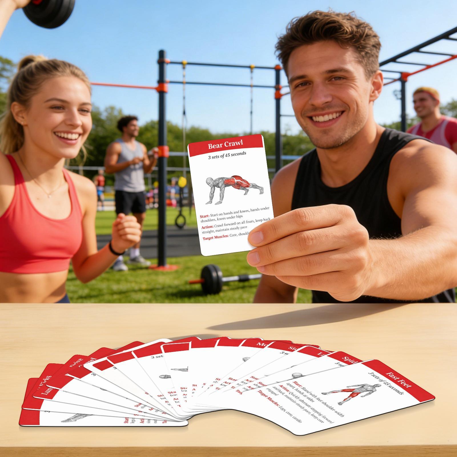 Workout Cards Exercise Deck 36 - огляд і ціна Home Gym Equipment Set