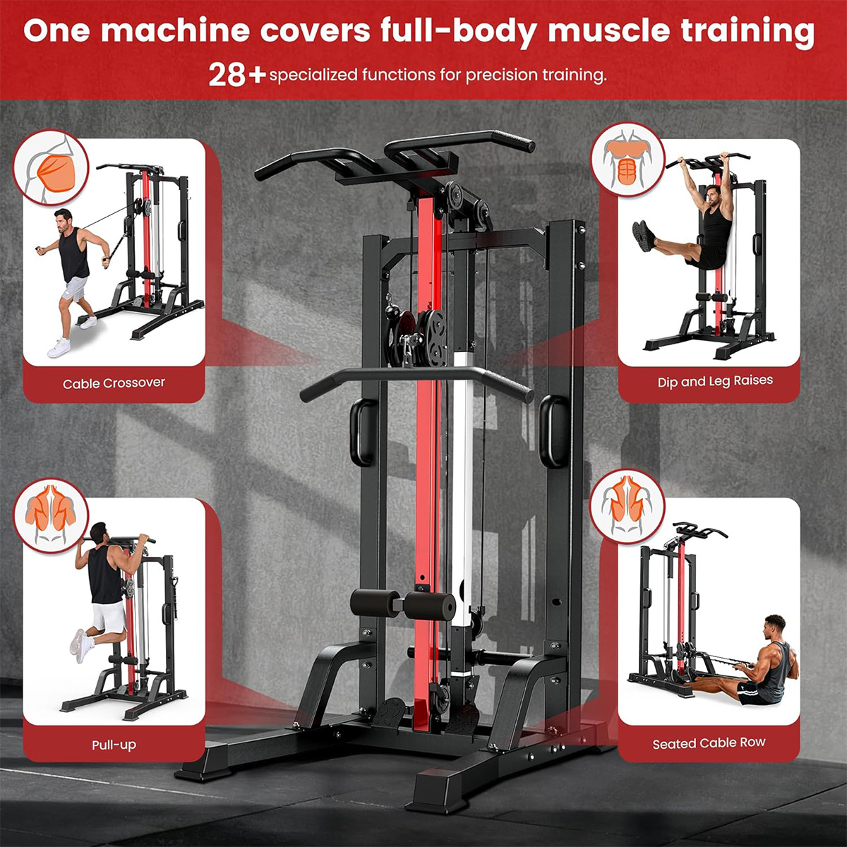 Pooboo Home Gym Machine - High - огляд і ціна Leg Home Gym Workout