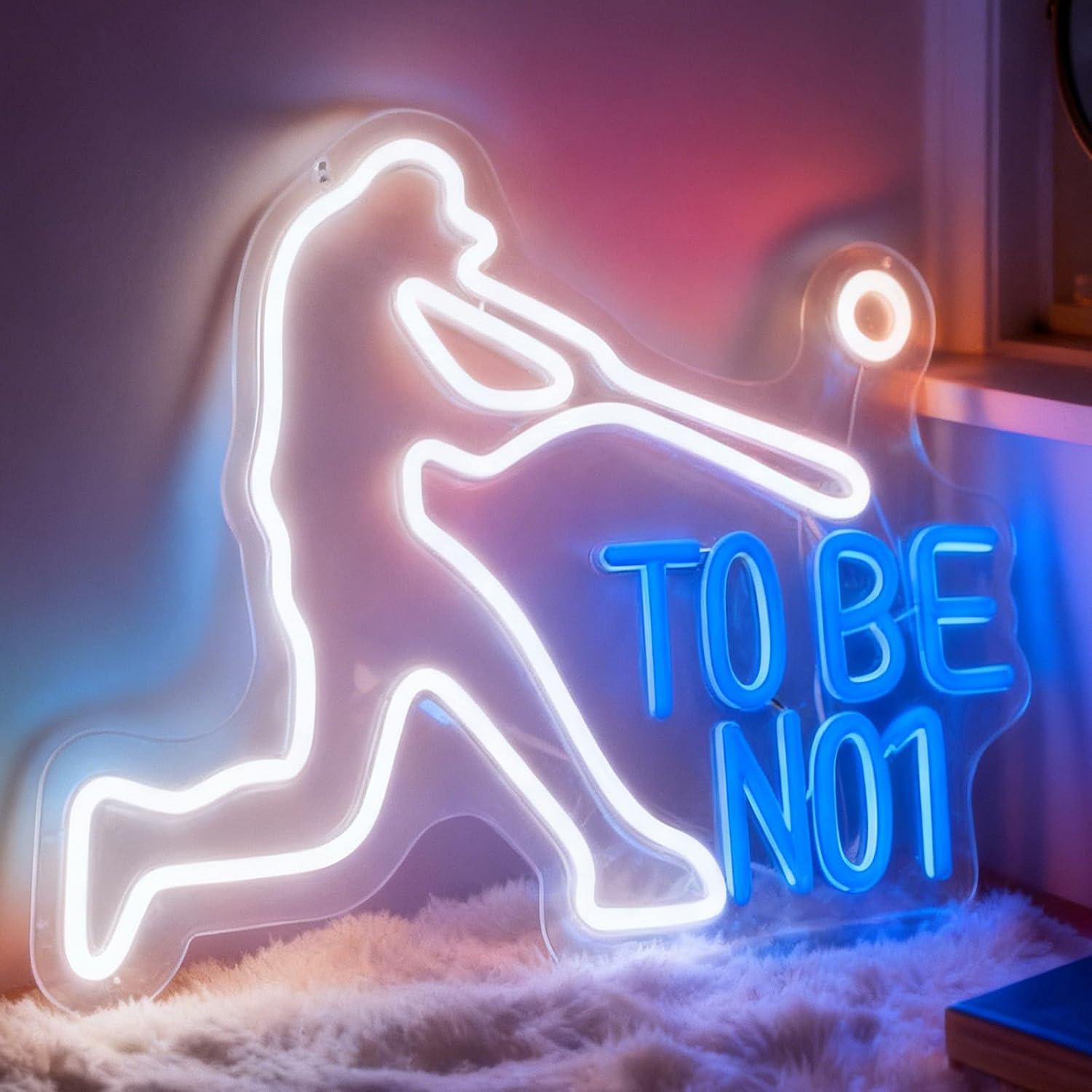 To Be No1 Neon Sign USB Dimmab - огляд і ціна Home Gym Neon Sign