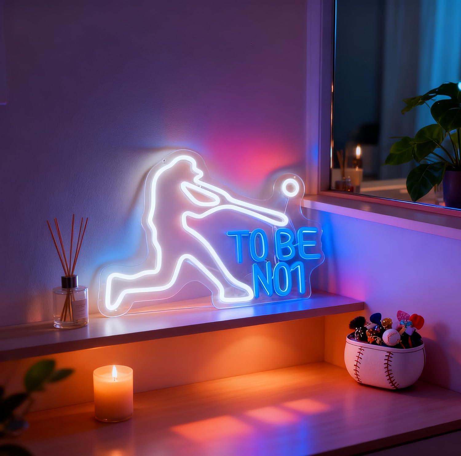 To Be No1 Neon Sign USB Dimmab - огляд і ціна Home Gym Neon Sign