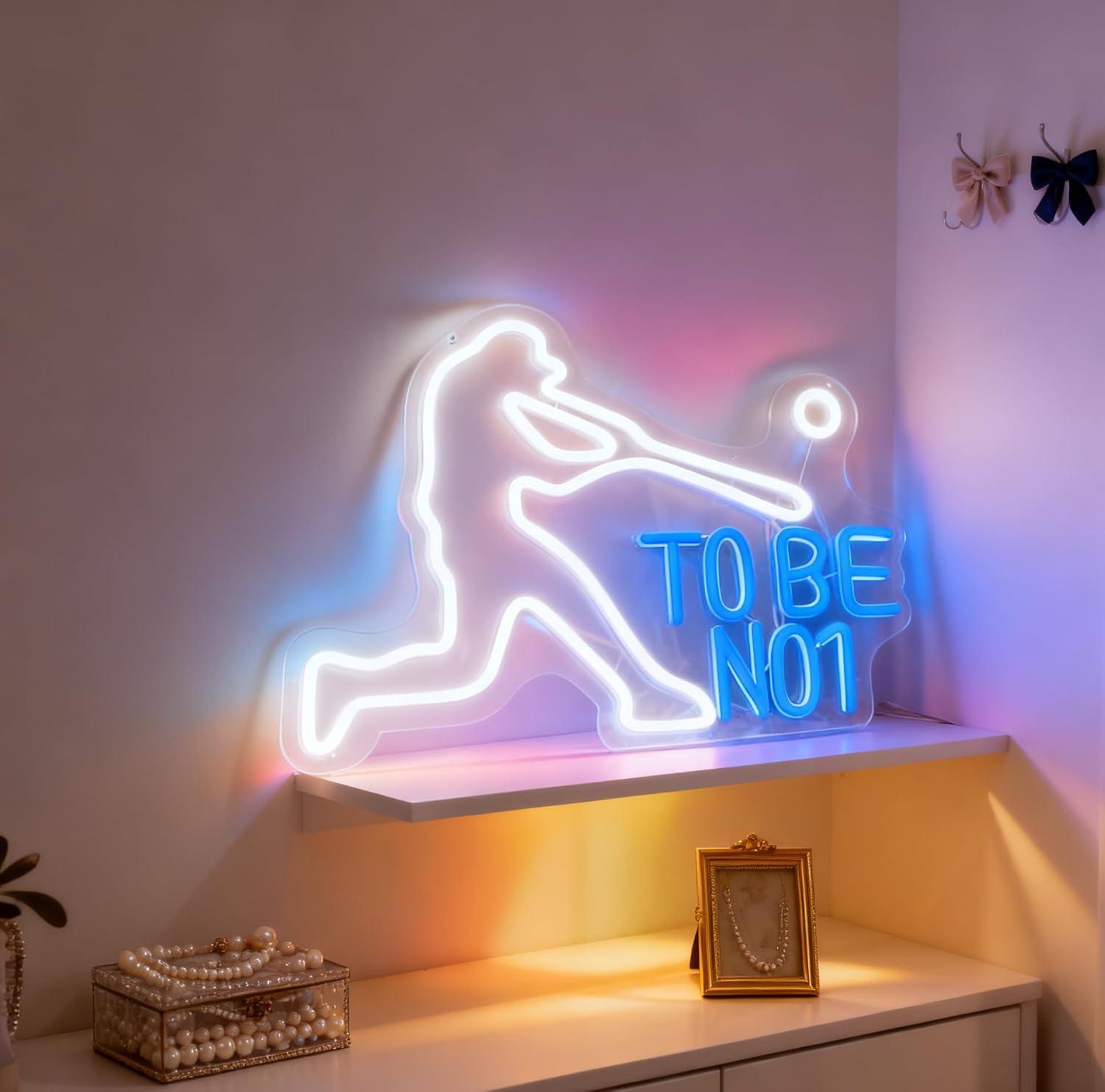 To Be No1 Neon Sign USB Dimmab - огляд і ціна Home Gym Neon Sign