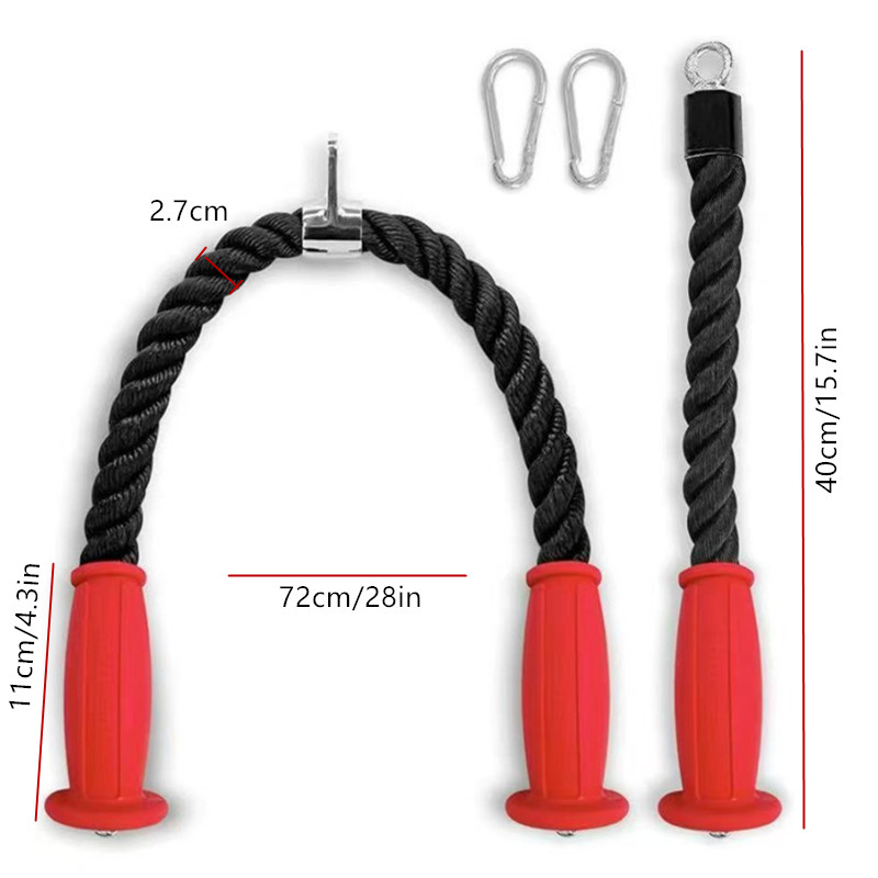 Ergonomic Non Slip Tricep Rope - огляд і ціна Home Gym Equipment Set