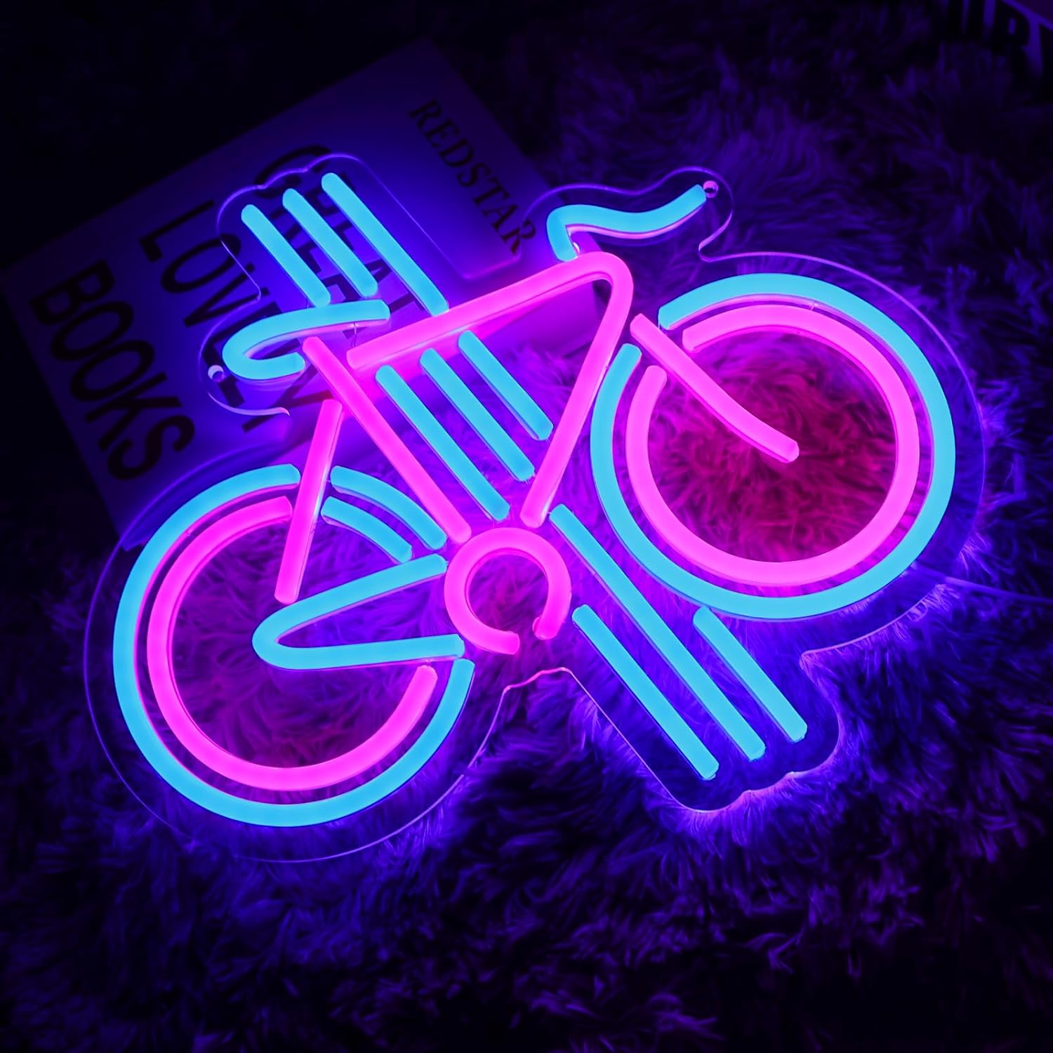 Bike Neon Sign Dimmable Bicycl - огляд і ціна Home Gym Neon Sign