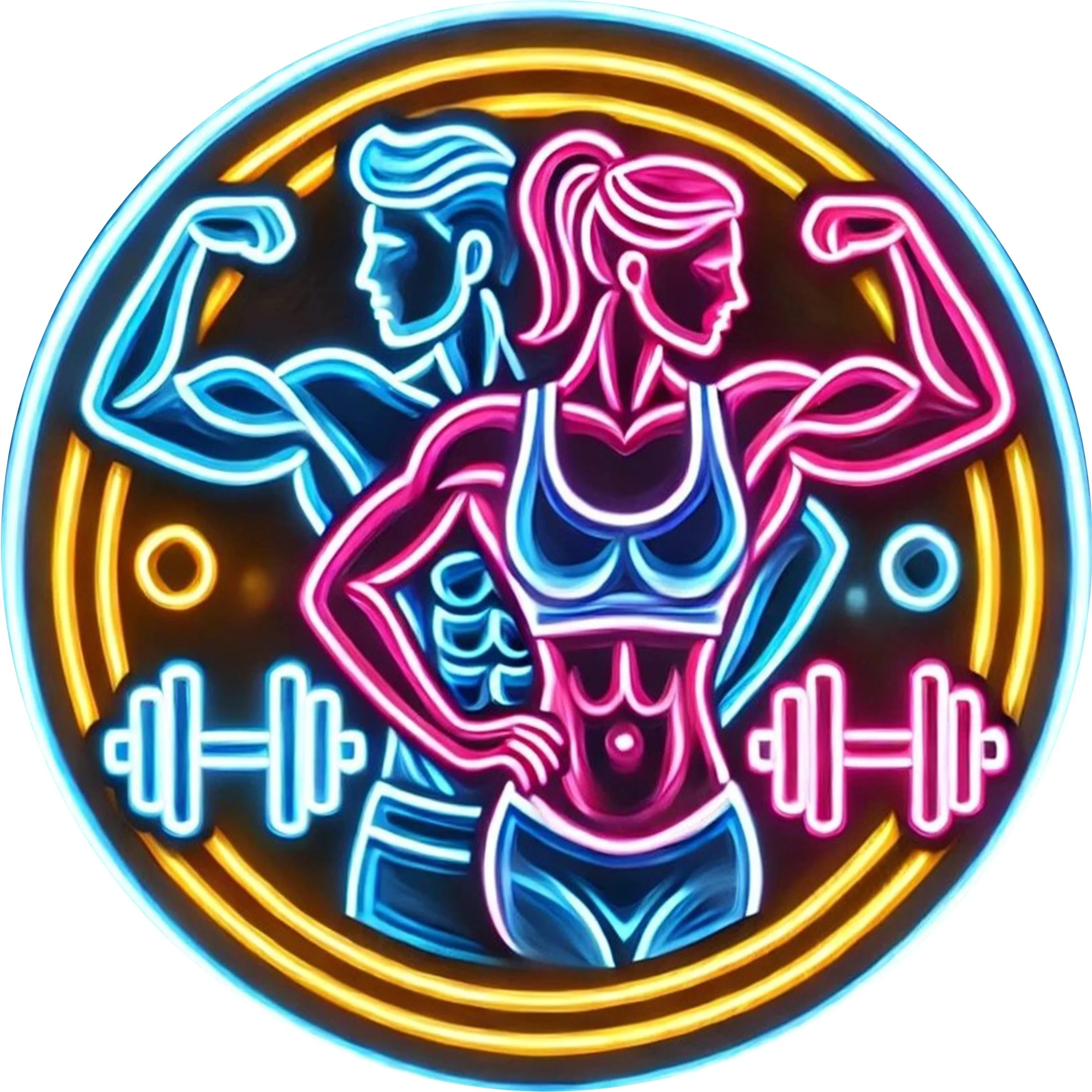 2D Metal Sign Fitness Gym Neon - огляд і ціна Home Gym Neon Sign