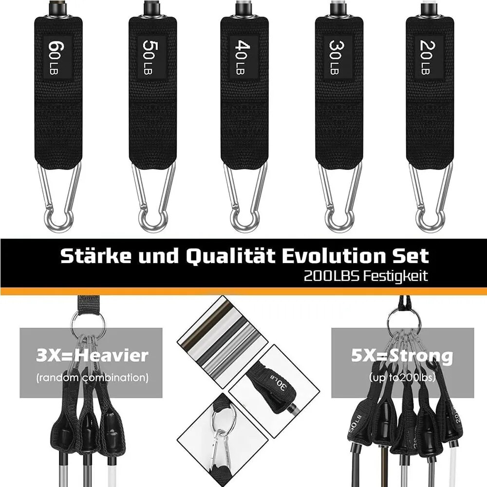 Resistance Bands Set Tension P - огляд і ціна Home Gym Equipment Set