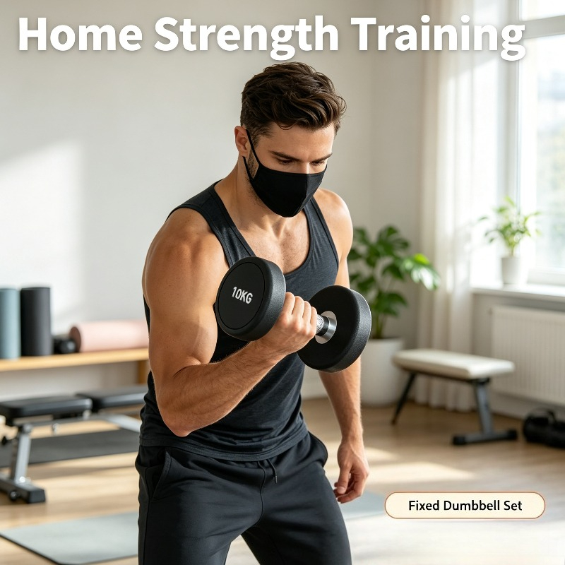 Fixed Dumbbells Set 5kg 10kg 1 - огляд і ціна Home Gym Equipment Set