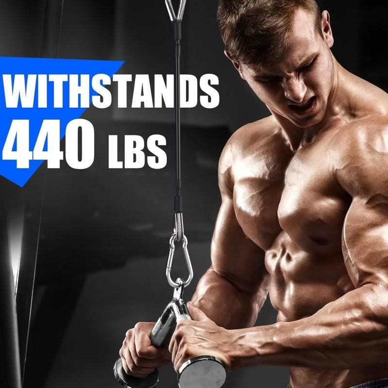 1/2Pcs 25cm Gym Cable Extensio - огляд і ціна Lat Pulldown Cable