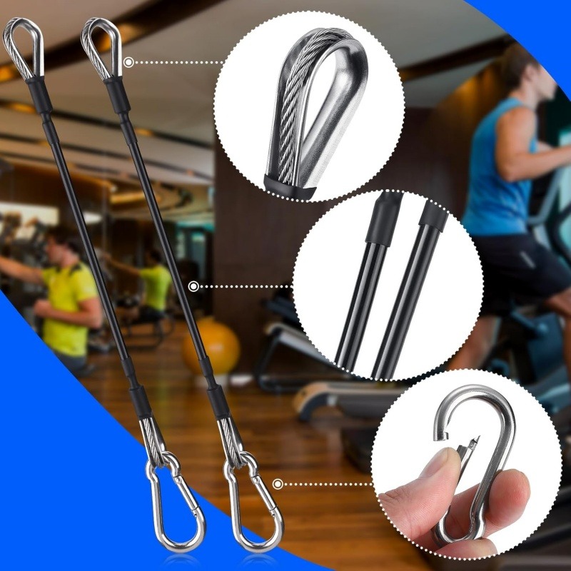 1/2Pcs 25cm Gym Cable Extensio - огляд і ціна Lat Pulldown Cable